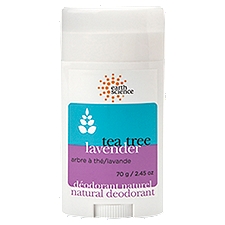 Earth Science Tea Tree Lavender Natural Deodorant, 2.45 oz