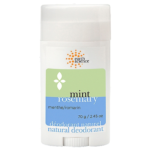 Earth Science Mint Rosemary Natural Deodorant, 2.45 oz