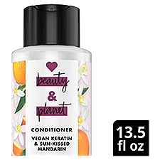 Love Beauty & Planet Vegan Keratin & Sun-Kissed Mandarin Conditioner, 13.5 fl oz