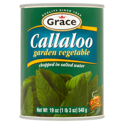 Grace Garden Vegetable Callaloo, 19 oz