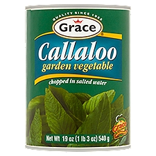 Grace Garden Vegetable Callaloo, 19 oz, 18 Ounce