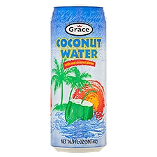 Grace Coconut Water with Real Coconut Pieces, 16.9 fl oz