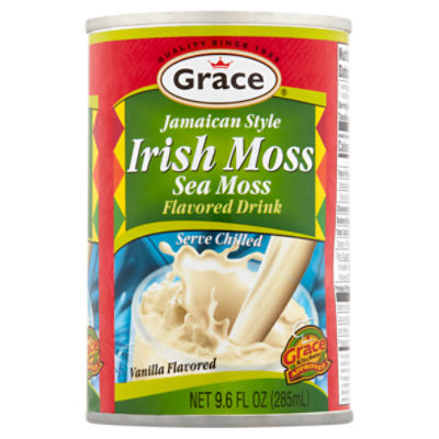 Grace Jamaican Style Irish Sea Moss Vanilla Flavored Drink, 9.6 fl oz