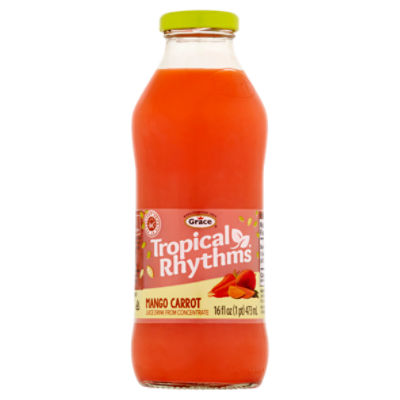 Grace Tropical Rhythms Mango Carrot Juice Drink, 16 fl oz