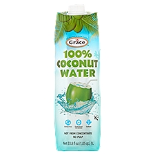 Grace 100% Coconut Water, 33.8 fl oz, 32 Fluid ounce