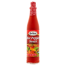 Grace Very Hot Pepper Sauce, 3 fl oz, 3 Fluid ounce