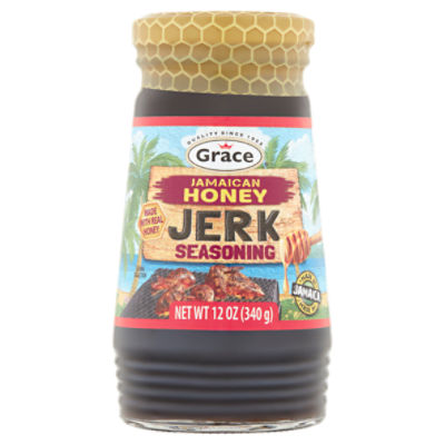 Grace Jamaican Honey Jerk Seasoning, 12 oz