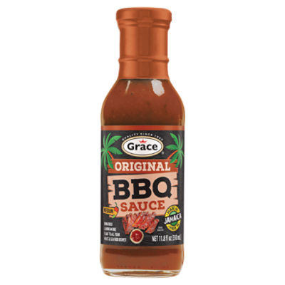 Grace Original Medium BBQ Sauce, 11.8 fl oz