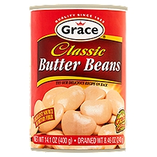 Grace Classic Butter Beans, 14.1 oz, 15 Fluid ounce