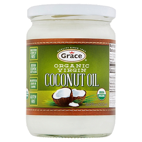 Grace Coconut Oil, Organic Virgin