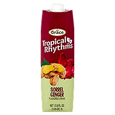 Grace Tropical Rhythms Sorrel Ginger Flavored Drink, 33.8 fl oz