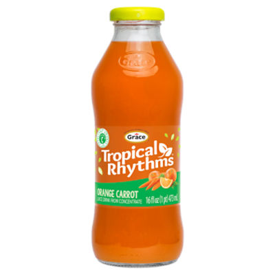 Grace Tropical Rhythms Orange Carrot Juice Drink, 16 fl oz