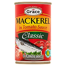 Grace Classic Mackerel in Tomato Sauce, 5.5 oz, 5.5 Ounce
