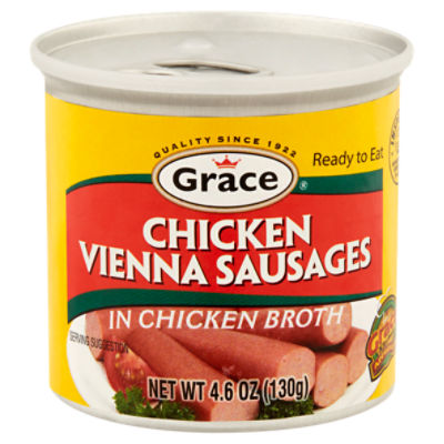Grace Chicken Vienna Sausages in Chicken Broth, 4.6 oz