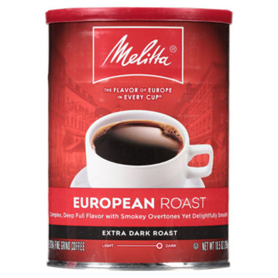 Melitta® European Extra Dark Roast Extra Fine Grind Coffee 10.5 oz