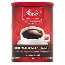 Melitta Colombian Supreme Medium Roast Extra Fine Grind Coffee, 11 oz