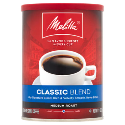 Melitta Classic Blend Medium Roast Extra Fine Grind Coffee, 11 oz
