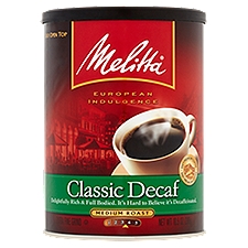 Melitta Classic Decaf Medium Roast Extra Fine Grind Coffee, 10.5 oz