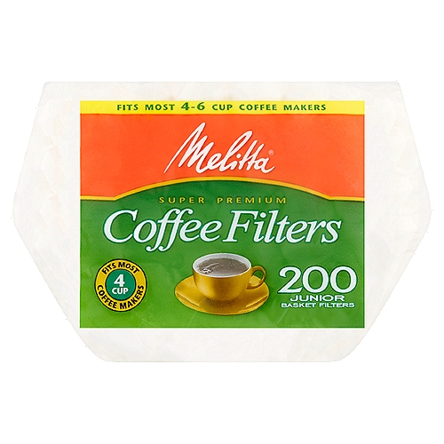 Fits most 4-6 cup coffeemakers. Textured, thicker paper. Traps more oils.