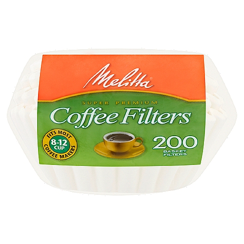 Melitta Super Premium Coffee Filters, 200 count