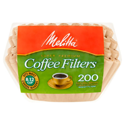Melitta Super Premium Natural Brown Unbleached Paper Coffee Filters