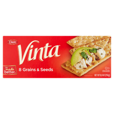 Dare Vinta 8 Grains & Seeds Crackers, 8.8 oz