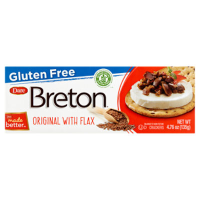 Dare Breton Original with Flax Crackers, 4.76 oz