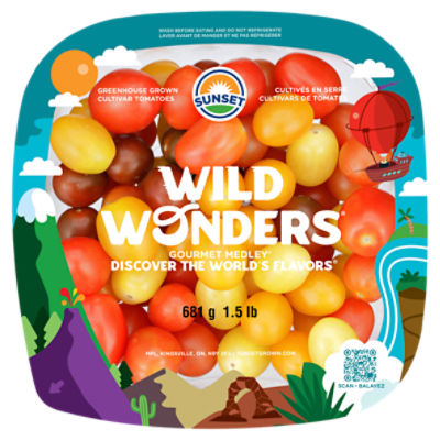 Sunset Wild Wonders Gourmet Medley Cultivar Tomatoes, 1.5 lb