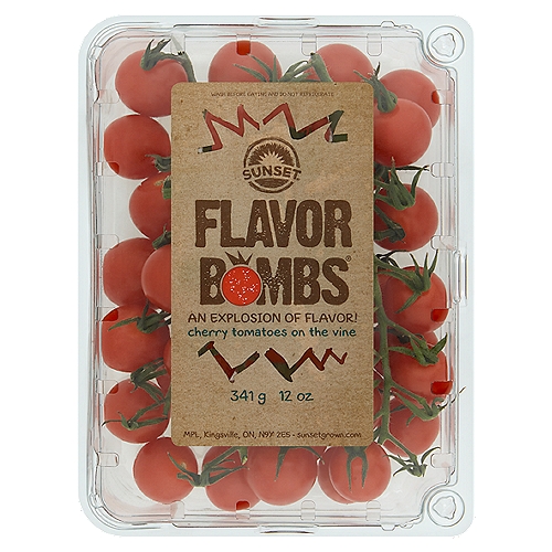 Sunset Flavor Bombs Cherry Tomatoes on the Vine, 12 oz