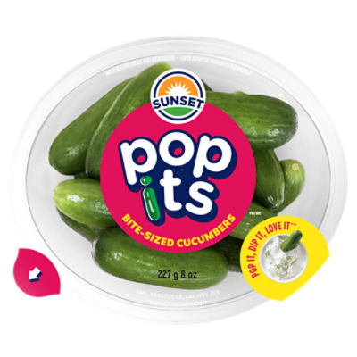 Sunset Pop Its Bite-Sized Cucumbers, 8 oz