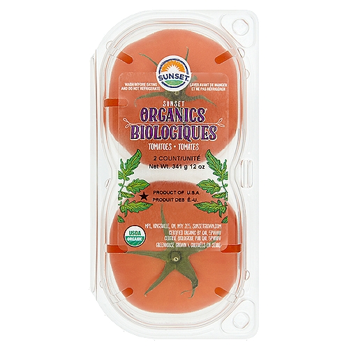 Sunset® Organic Beefsteak Tomatoes 12oz