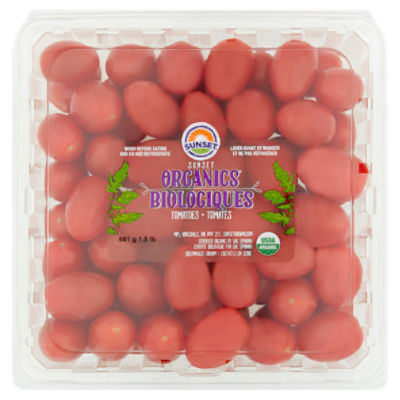 SUNSET Organic Grape Tomatoes 1.5 lbs