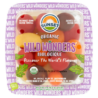 Sunset® Wild Wonders® Organic Tomatoes, 10 oz