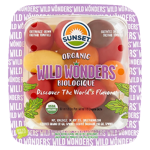 Sunset® Organic Wild Wonders® Tomatoes 10oz
Discover the world's flavors®