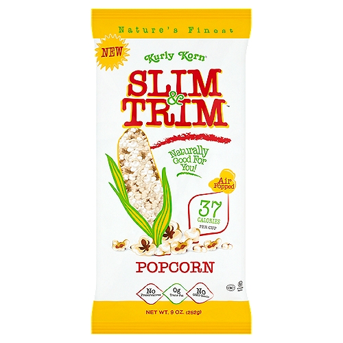 Kurly Korn Slim & Trim Air Popped Popcorn, 9 oz