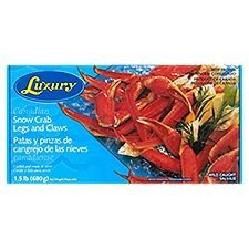 Luxury Canadian Snow Crab Legs and Claws, 1.5 lb