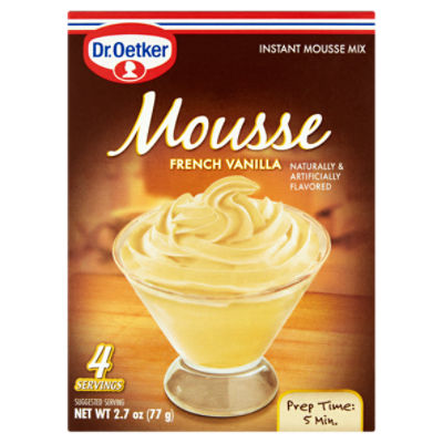 Dr. Oetker French Vanilla Instant Mousse Mix, 2.7 oz The Fresh Grocer