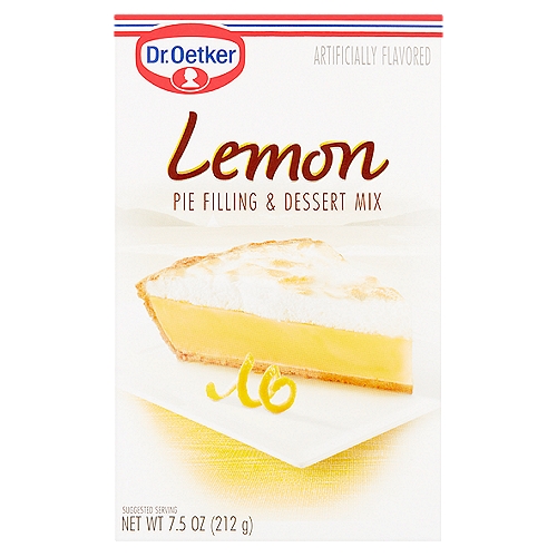 Dr. Oetker Lemon Pie Filling & Dessert Mix, 7.5 oz