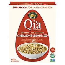 Nature's Path Qi'a Cinnamon Pumpkin Seed Oatmeal, 8 oz