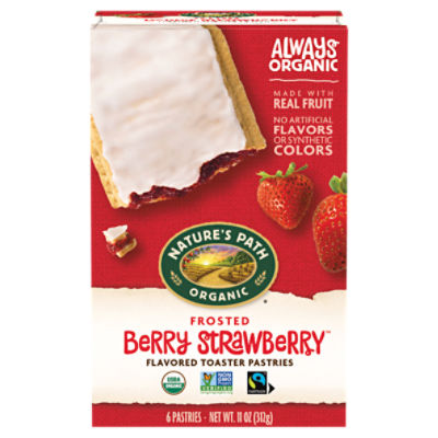 Nature's Path Berry Strawberry Frosted Toaster Pastries, 11 oz