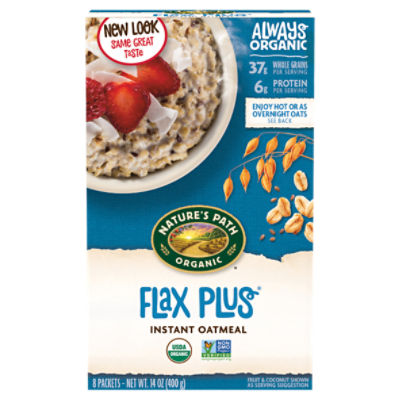 Nature's Path Flax Plus Instant Oatmeal, 14 oz ShopRite
