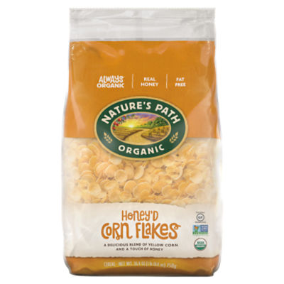 Nature's Path Honey'd Corn Flakes Cereal, 26.4 oz