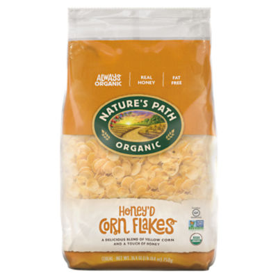 Nature's Path Honey'd Corn Flakes Cereal, 26.4 oz Fairway