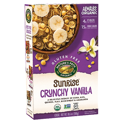 Nature's Path Sunrise Crunchy Vanilla Cereal, 10.6 oz