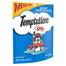 Cat Treats - Temptations Savoury Salmon, 6.3 Ounce