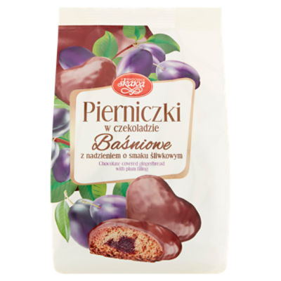 Wadowice Skawa Chocolate Covered Gingerbread with Plum Filling, 5.30 oz