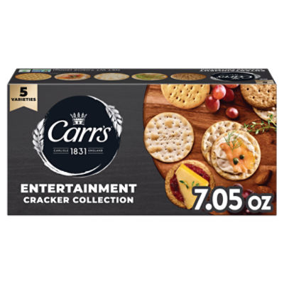 Carr's 5 Varieties Entertainment Cracker Collection, 7.05 oz