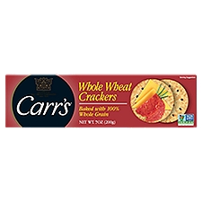 Carr's Crackers - Whole Wheat, 7 Ounce