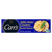 Carr's Crackers - Table Water Toasted Sesame Seeds, 4.25 Ounce