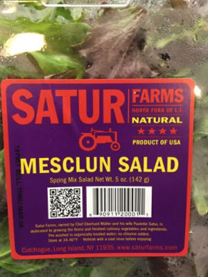Satur Farms Mesclun Salad, 5 oz